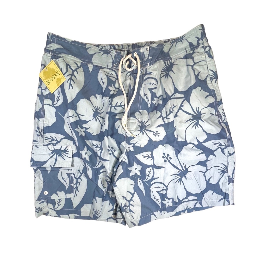 Floral Swim Trunks Mesh Lining Men’s Size Large New With Tags